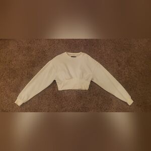 kendall & kylie white crewneck